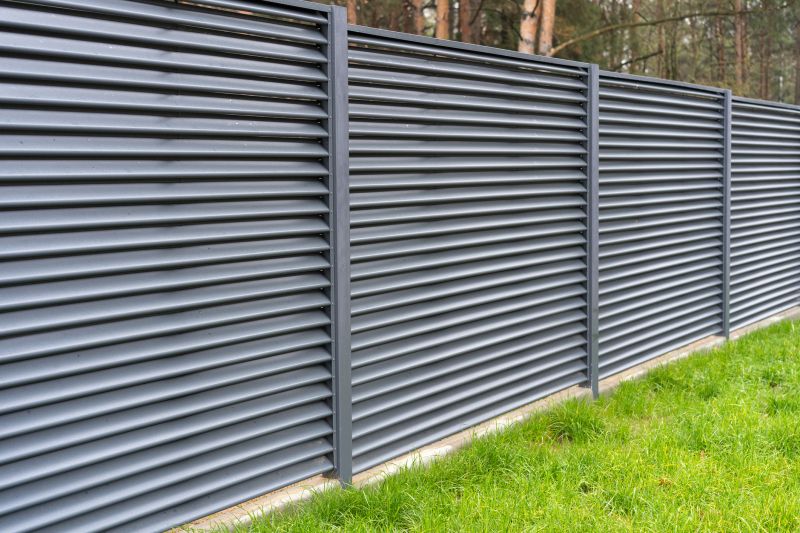 Modern Steel Fence